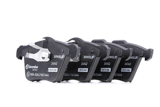 BREMBO P 24 077X: Plăcuțe de frână XTRA LINE fara accesorii, cu tabla anti scartait