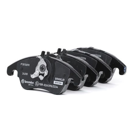BREMBO P 50 069X Τακάκια φρένων MERCEDES-BENZ C-class T-modell (S204) 231 PS Πετρέλαιο κόστος