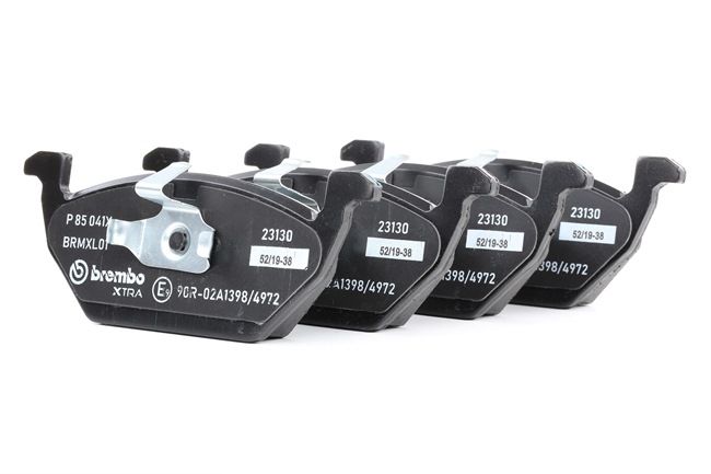 BREMBO P 85 041X: Juego de pastillas de freno XTRA LINE sin accesorios, Chapa antichirridos
