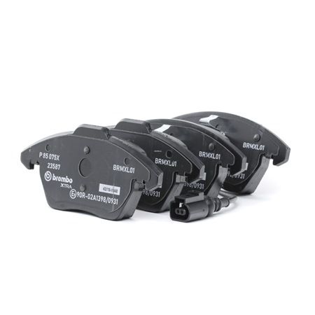 BREMBO P 85 075X: Jarrupalat, levyjarru XTRA LINE Ilman tarvikkeita, Huudonvaimennuspellillä