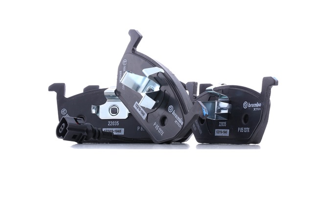 BREMBO P 85 137X: Plăcuțe de frână XTRA LINE fara accesorii, cu tabla anti scartait