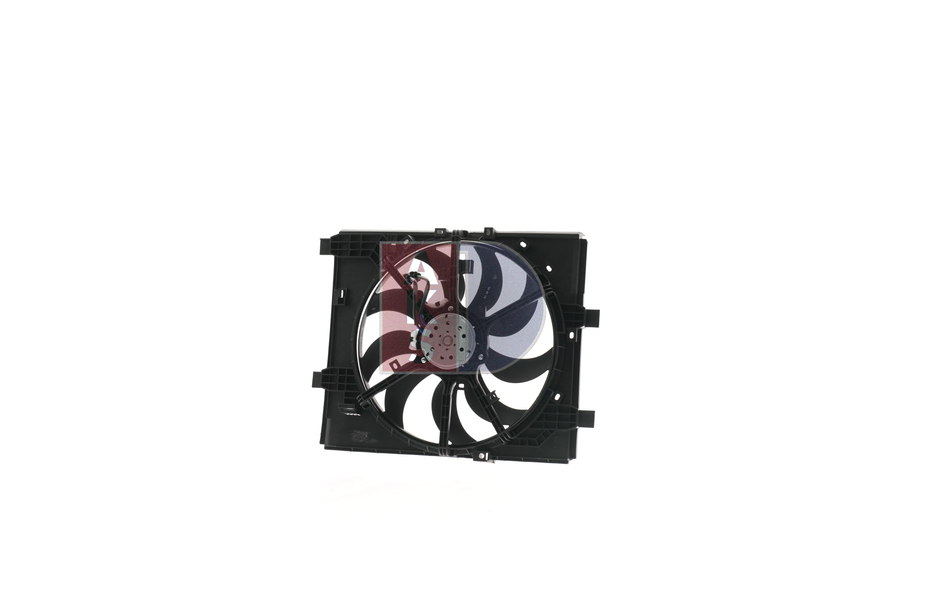 AKS DASIS 078095N: Ventilator, radiator 420mm, cu rama aerisire radiator