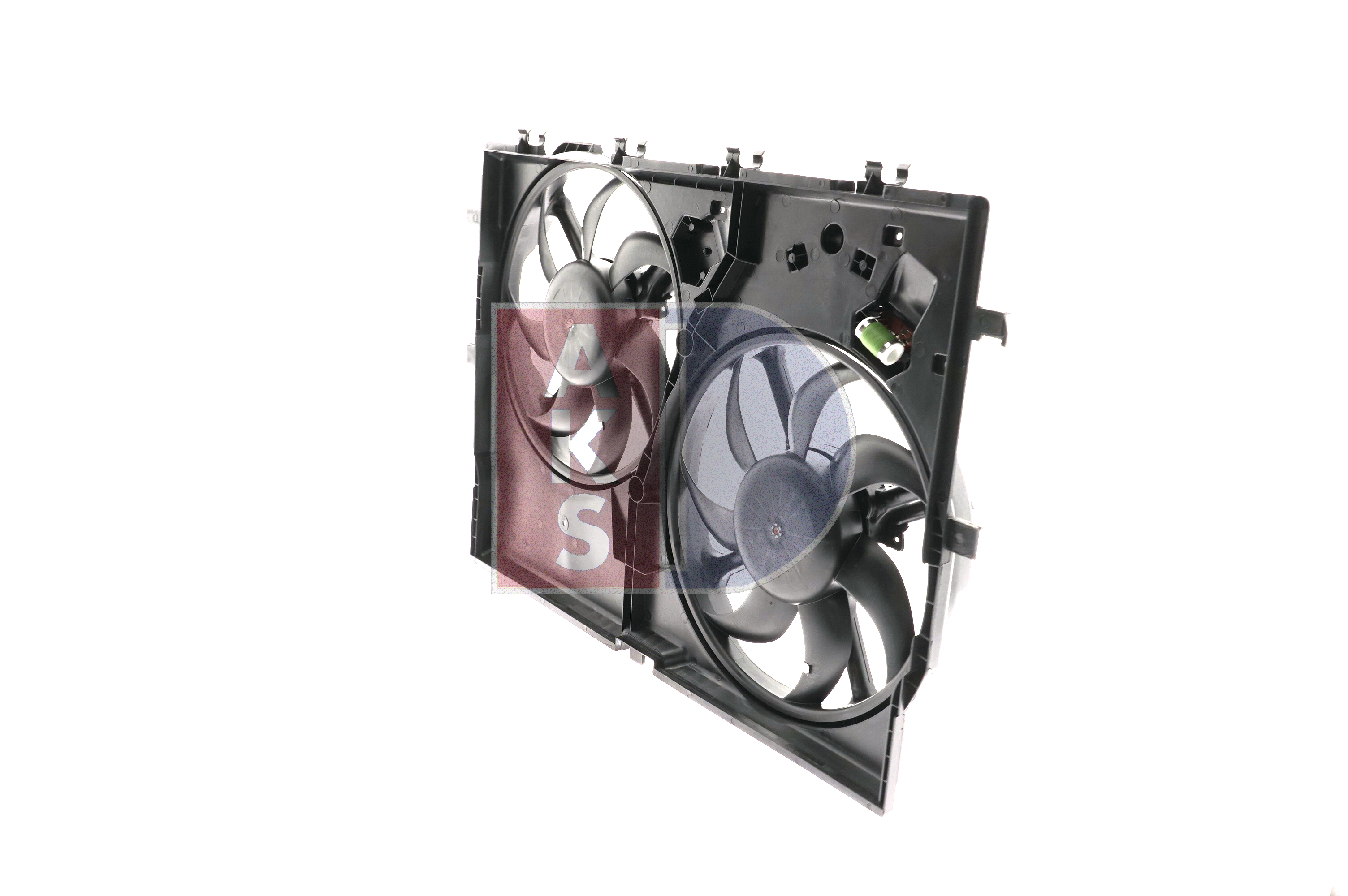 AKS DASIS 088166N: Radiaatori ventilaator 390/390mm, koos jahutusventilaatoriraamiga(Zarge)