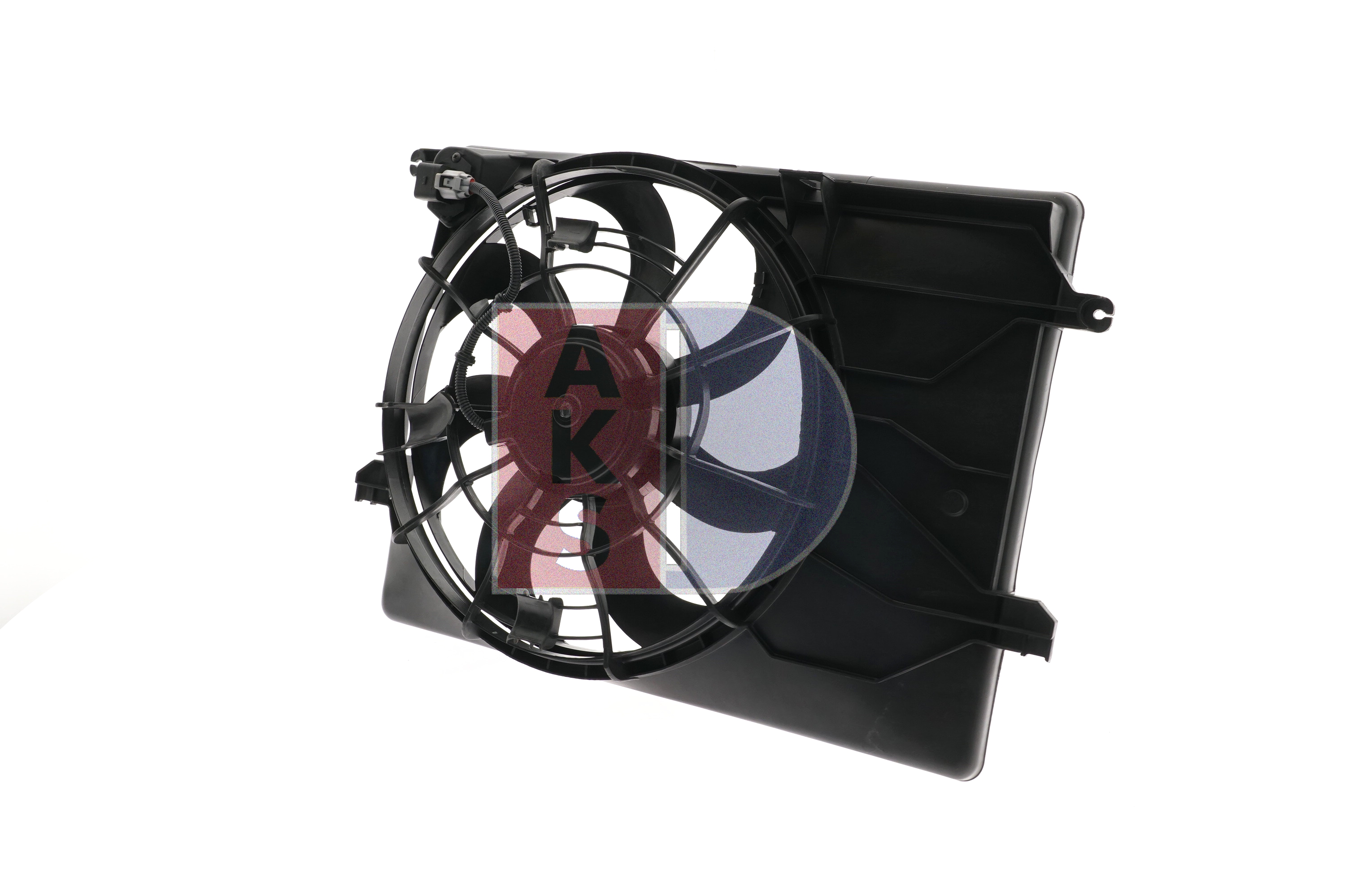 AKS DASIS 568114N: Ventilator, radiator 466mm, cu rama aerisire radiator