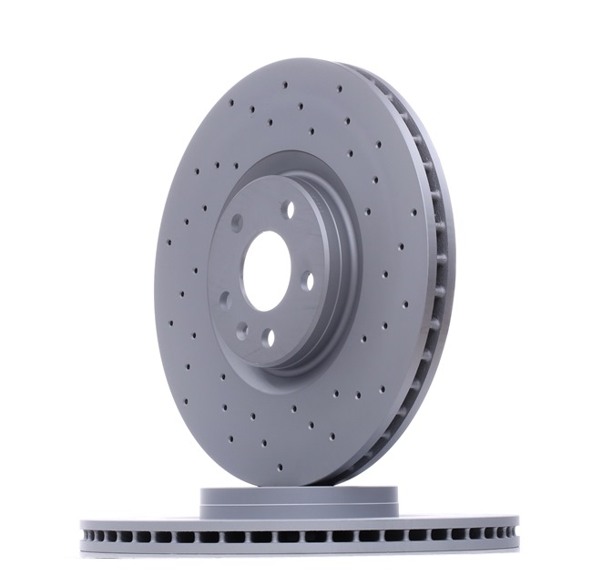 ZIMMERMANN 250.1395.52: Stabdžių diskas SPORT Z Ø: 350mm, vidinis ventiliavimas, perforuota, Ø: 350mm, padengta