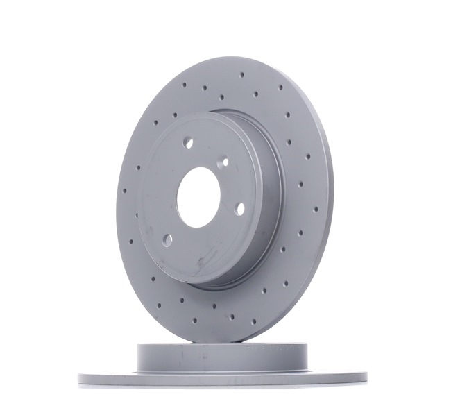 ZIMMERMANN 405.4102.52: Remschijf SPORT REMSCHIJF Z Ø: 280mm, volledig, Geperforeerd, Ø: 280mm, Gecoat