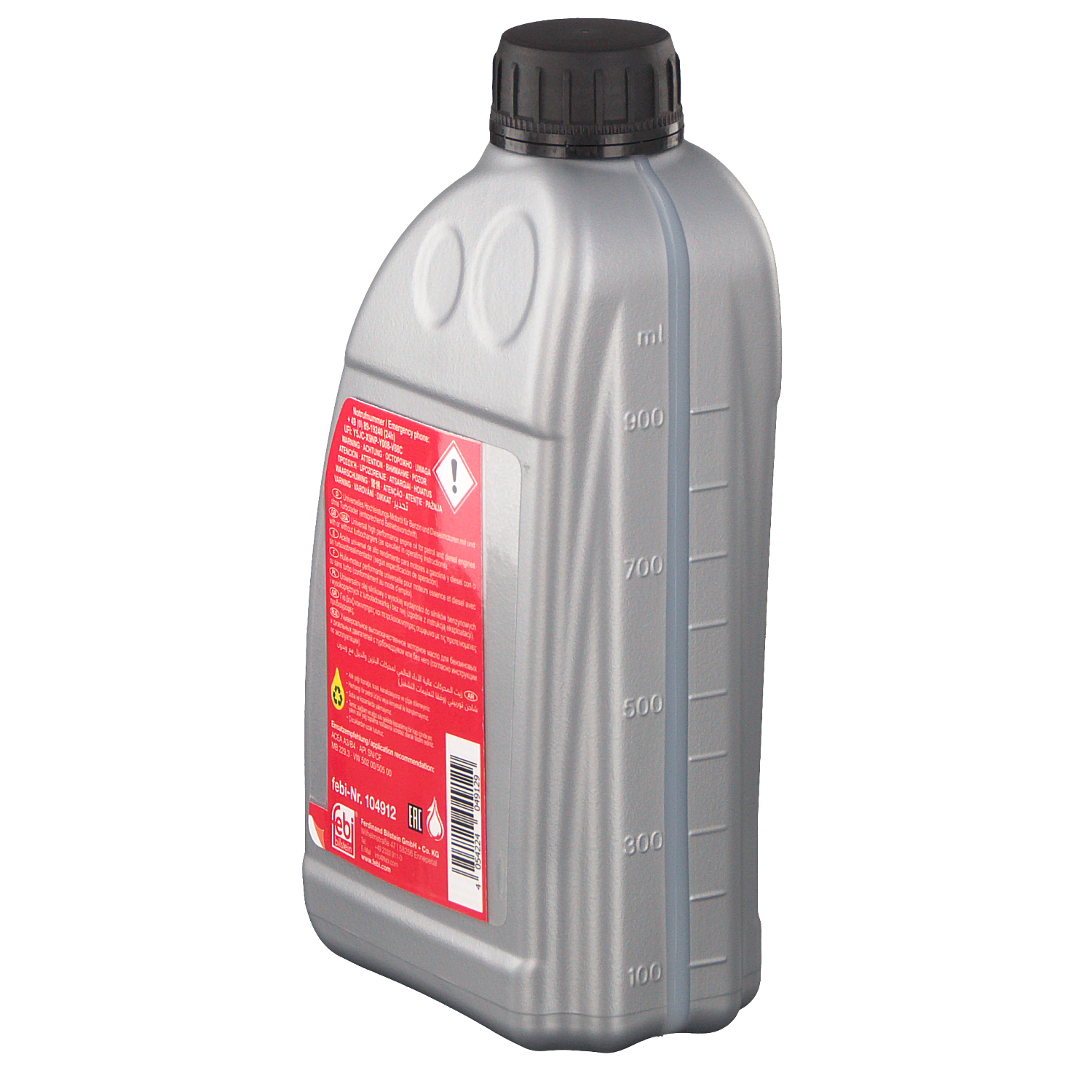 FEBI BILSTEIN 104912 Motorolie MITSUBISHI OUTLANDER I (CU_W) 201 HK Benzin hvad koster