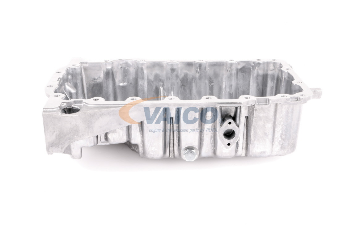 VAICO V10-4949: Baie ulei Original VAICO Quality fara etansare, cu buson de golire ulei, cu alezaj pentru senzor nivel ulei, fara senzor