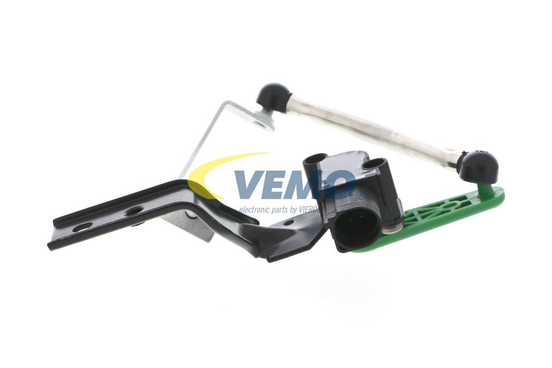 VEMO V10-72-0055: Senzor, lumini xenon Green Mobility Parts Axa fata stanga, cu bara directie, cu cadru de fixare