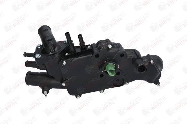 BIRTH 80332: Brida de refrigerante Eje delantero, con sensor de temperatura, con junta, con termostato