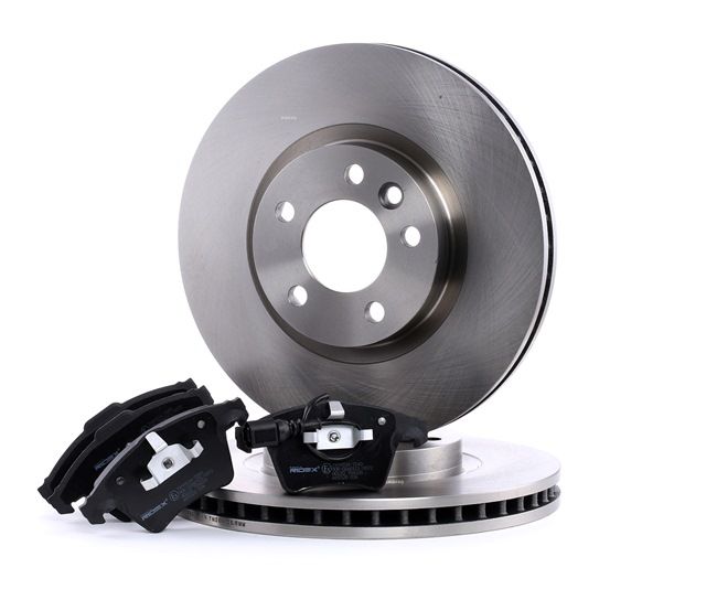RIDEX 3405B0296 Kit de discos de freno y pastillas VOLKSWAGEN Transporter 5 (7HA, 7HH, 7EA, 7EH) 204 cv Gasolina costo