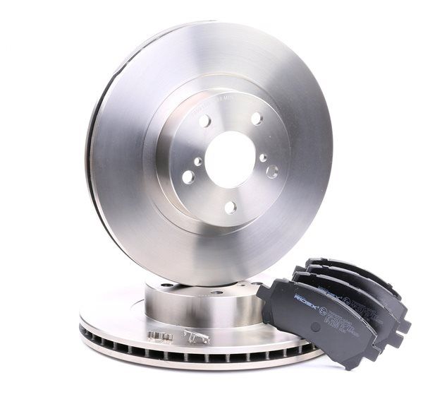 RIDEX 3405B0313: Kit de discos de freno y pastillas Eje delantero, Ø: 277mm, ventilado