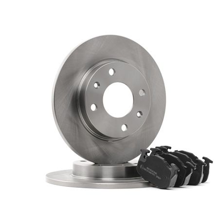 RIDEX 3405B0327: Fék készlet, tárcsafék elsőtengely, Ø: 247mm, tele