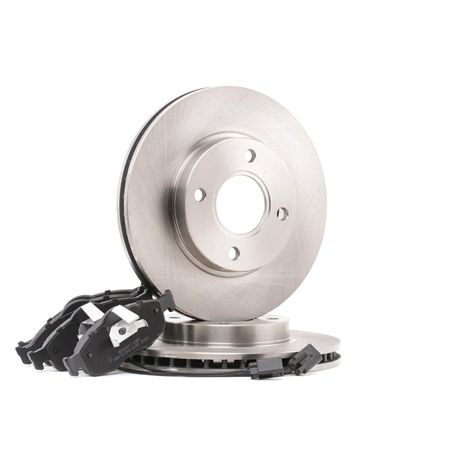 RIDEX 3405B0341: Pidurikomplekt, ketaspidur Esisild, Ø: 260mm, õhutusega, koos stopperrõngaga