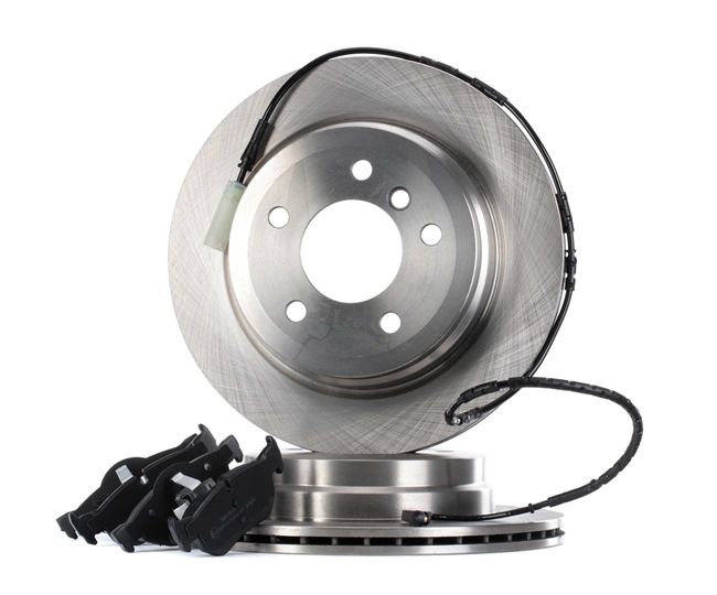 RIDEX 3405B0363: Kit de discos de freno y pastillas Eje trasero, Ø: 300mm, ventilado