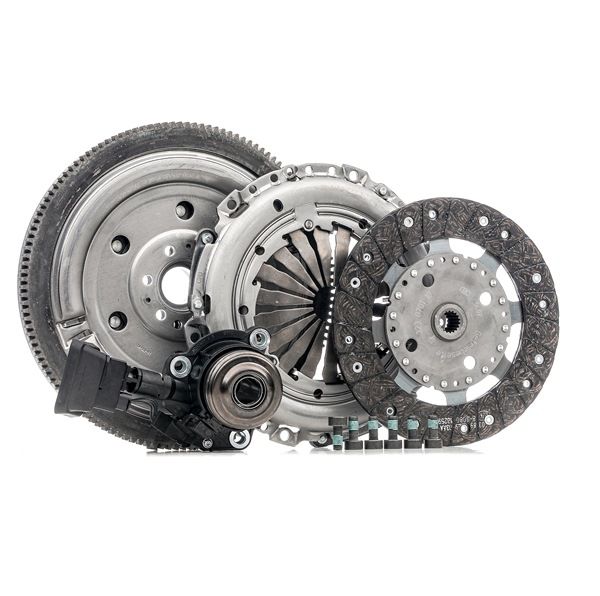 LuK 600 0300 00: Kit frizione LuK RepSet DMF con dispositivo disinnesto centrale, senza cuscinetto di guida, con volano, con kit bulloni/viti, Volano bimassa con sistema d'isteresi condotto