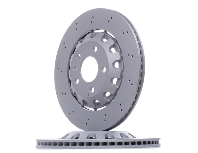 ZIMMERMANN 100.3385.70: Disc de frână FORMULA Z Ř: 330mm, ventilat, perforat, disc de frână din două părți, disc de frână flotant, Disc de frână tip oală din aluminiu, Ř: 330mm, acoperit (cu un strat protector)