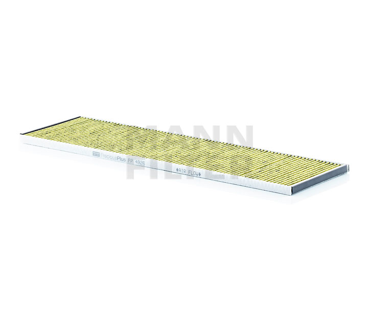 MANN-FILTER FP 4926: Filter vnútorného priestoru FreciousPlus Filter aktívneho uhlia s Polyfenolom, s antibakteriálnym účinkom, Filter na jemný prach (PM 2.5), s fungicídnym účinkom, Filter aktívneho uhlia