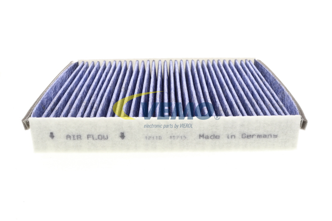 VEMO V25-32-0002 Innenraumfilter Green Mobility Parts Aktivkohle, biofunktionaler Innenraumfilter, mit antibakterieller Wirkung, mit fungizider Wirkung, Feinstaubfilter (PM 2.5), mit antiallergischer Wirkung, mit geruchsabsorbierender Wirkung