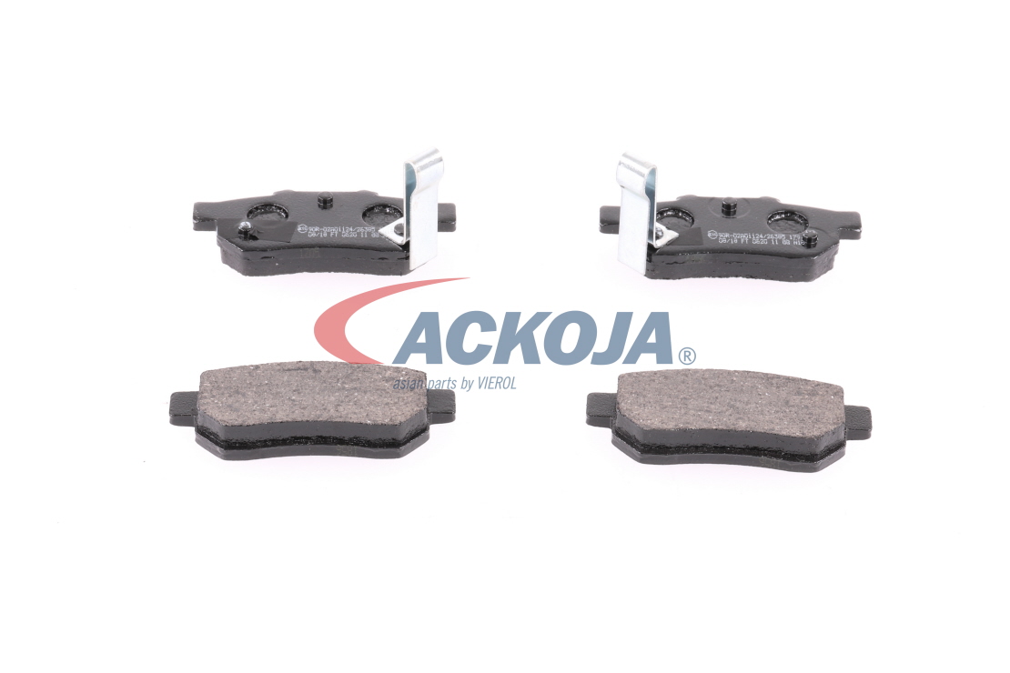 ACKOJA A26-0024: Plăcuțe de frână Q+, original equipment manufacturer quality puntea spate