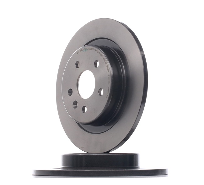 BREMBO 08.D757.11: Remschijf PRIME LINE - UV Coated Ø: 288mm, volledig, Ø: 288mm, Gecoat, Met schroeven