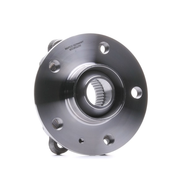 MAPCO 46858: Juego de cojinete de rueda con buje de rueda, con cojinete rueda, con material de fijación, con anillo sensor magnético incorporado