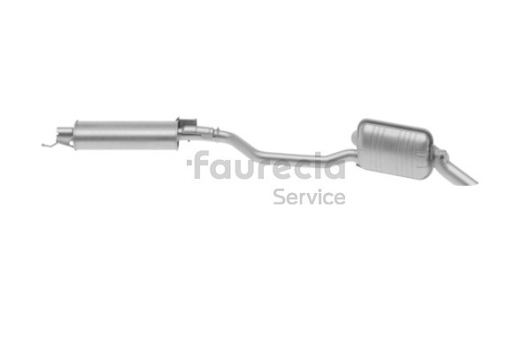Faurecia FS25120: Tłumik końcowy Kit Easy2Fit