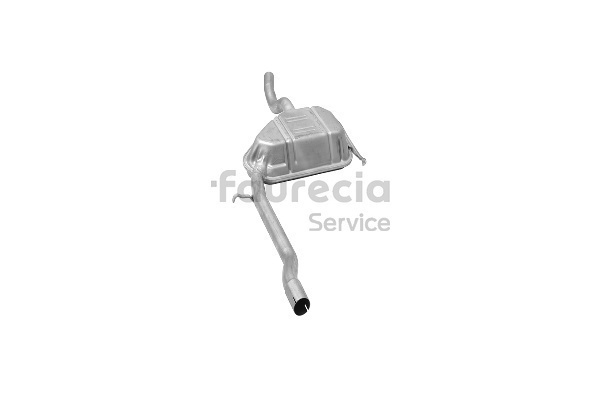 Faurecia FS25363: Tłumik srodkowy Kit Easy2Fit