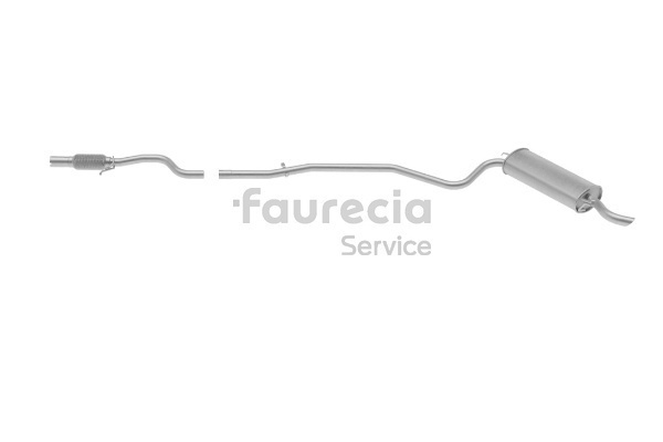 Faurecia FS25564: Tłumik końcowy Kit Easy2Fit