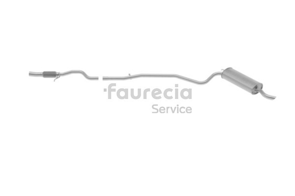 Faurecia FS25587: Tłumik końcowy Kit Easy2Fit Tłumik końcowy