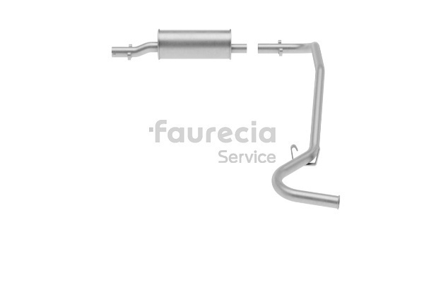 Faurecia FS25681: Tłumik końcowy Kit Easy2Fit