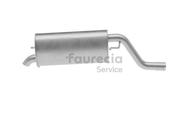 Faurecia FS25876: Tłumik końcowy Kit Easy2Fit