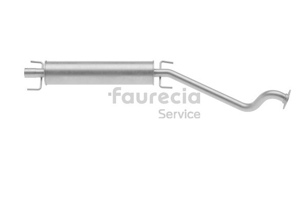Faurecia FS40491: Mittelschalldämpfer Kit Easy2Fit