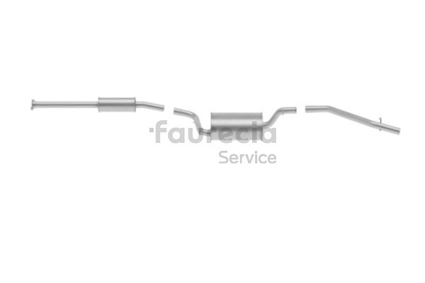 Faurecia FS47307: Tłumik końcowy Kit Easy2Fit