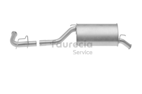Faurecia FS55458: Tłumik końcowy Kit Easy2Fit