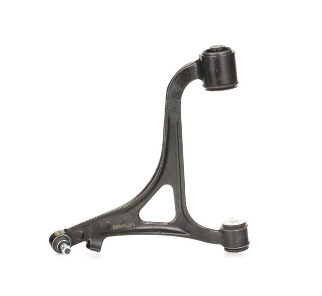 STARK SKCA-0051267: Bras de suspension Essieu avant, gauche, inférieur, Fonte d'acier, avec rotule de suspension, avec support en caoutchouc