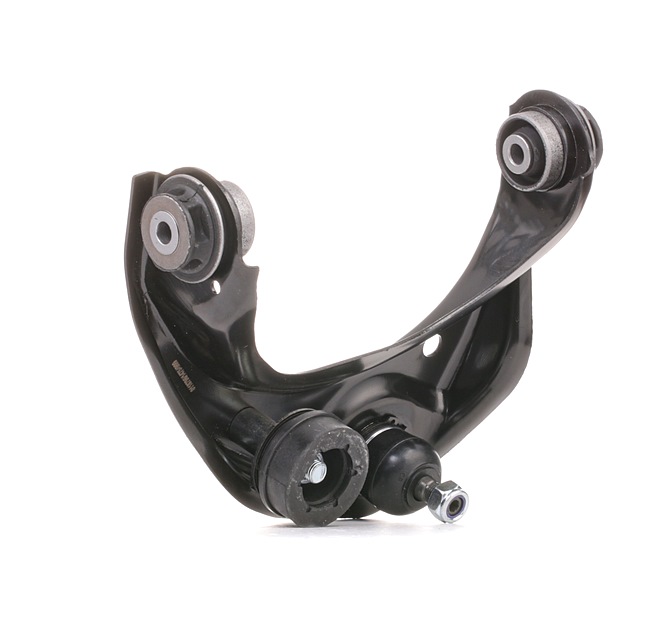 STARK SKCA-0051268: Bras de suspension Essieu avant droit, supérieur, Tôle d'acier, avec rotule de suspension, avec support en caoutchouc