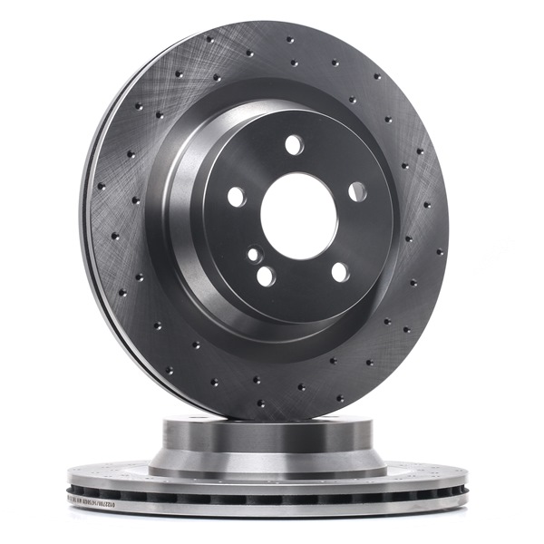 STARK SKBD-0024116: Remschijf Achteras, Ø: 320mm, interne ventilatie, Geperforeerd, Ø: 320mm, Gecoat