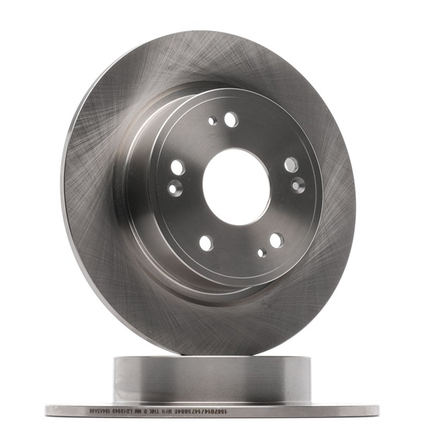 RIDEX 82B1983: Disco de freno Eje trasero, Ø: 282mm, macizo, Ø: 282mm, revestido, sin buje de rueda, sin cojinete rueda, sin perno de sujeción de rueda, sin anillo sensor ABS, sin apoyo