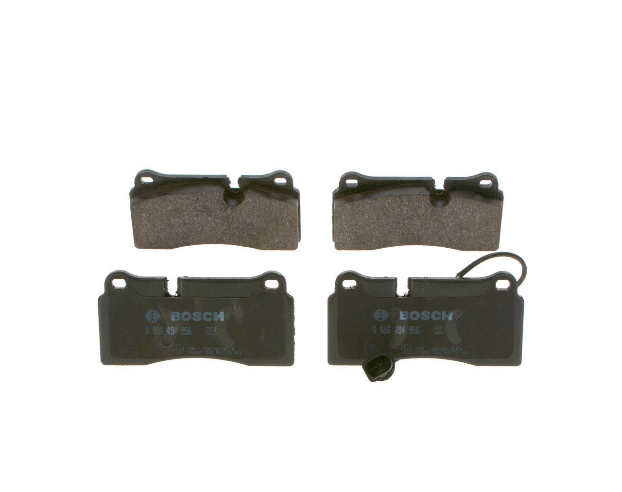 BOSCH 0 986 494 956: Bremsbeläge