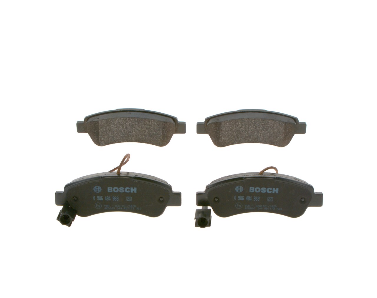 BOSCH 0 986 494 969: Bremsbeläge
