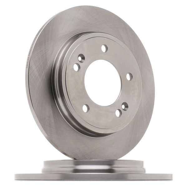 RIDEX 82B2148: Brzdový kotúč Zadna naprava, Ø: 262mm, plný, Liatina, Ø: 262mm, nepotiahnutý, so skrutkami