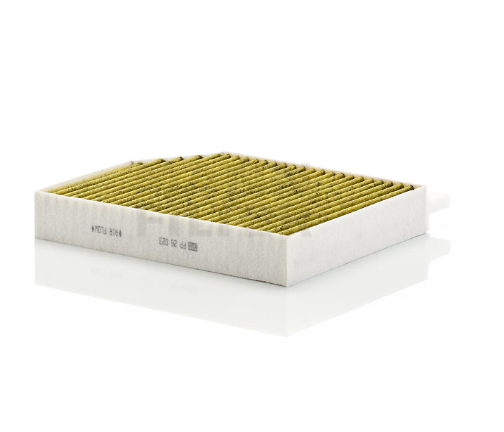 MANN-FILTER FP 26 023: Interieurfilter FreciousPlus Actief-koolstoffilter met meerwaardig fenol, Met antibacteriële werking, Fijnstoffilter (PM 2.5), Met schimmelwerende werking, Carbon filter