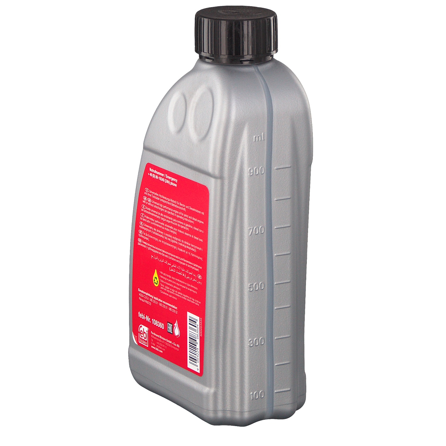 FEBI BILSTEIN 108360: Olio motore Mobility Guard Pro 1l, 5W-30 HC C4