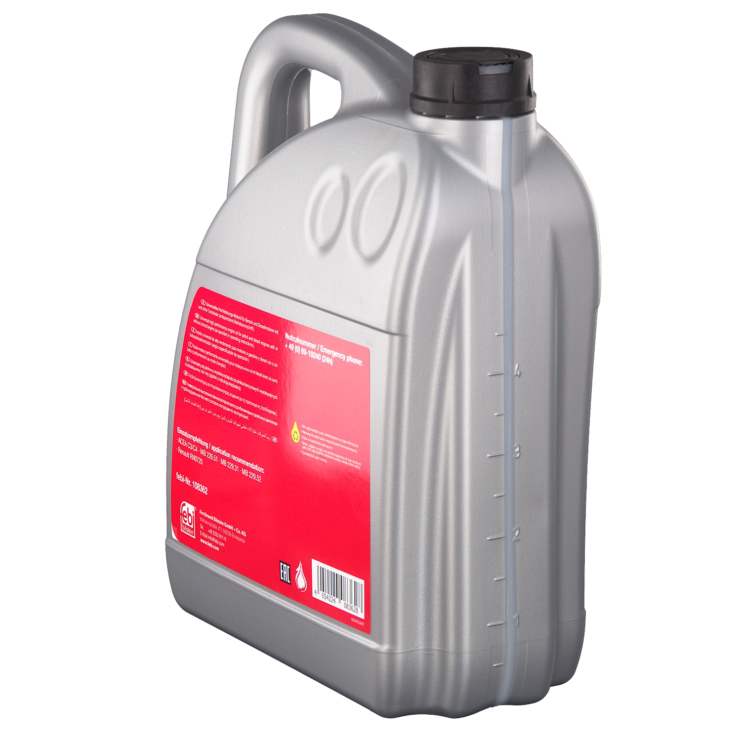 FEBI BILSTEIN 108362: Mootoriõli 5l, 5W-30 HC C4