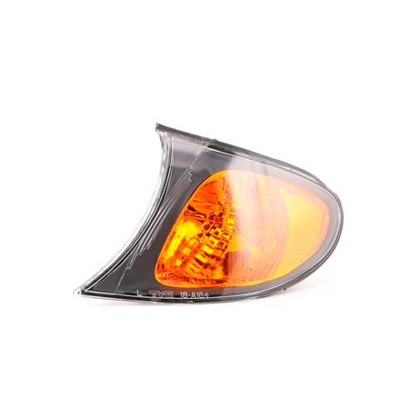 TYC 18-0164-05-2: Blinker vorne links, schwarz, mit Lampenträger