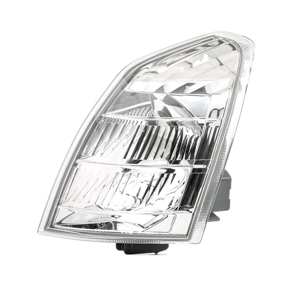 TYC 18-0654-01-2: Blinker vänster fram, krom, utan lamphållare