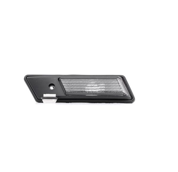 TYC 18-5008-11-2: Blinker vänster fram, sidoinstallation, rökgrå, utan lamphållare