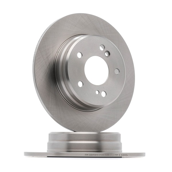 FERODO DDF819: Piduriketas Ø: 278mm, täis, Ø: 278mm, õlitatud, koos kruvidega PREMIER