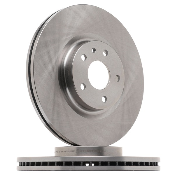 RIDEX 82B2188: Bremseskive foraksel, Ø: 316mm, ventileret, Støbejern, Ø: 316mm, ubelagt, uden skruer